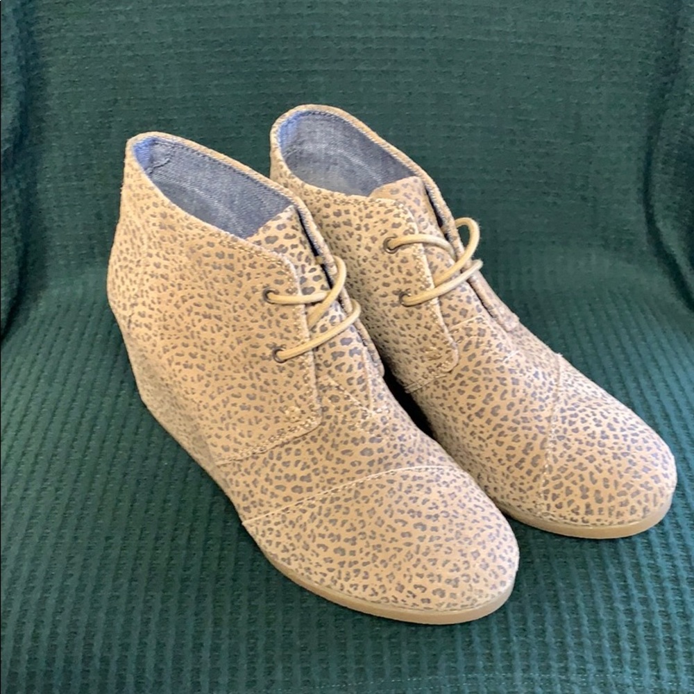 TOMS Kala Leopard Booties